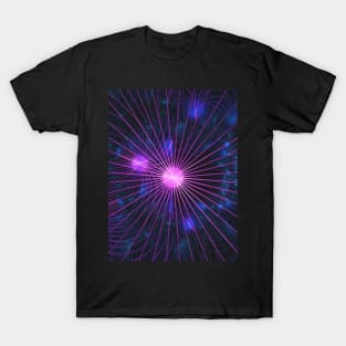 Star String Galaxy, Digital Abstract Artwork T-Shirt